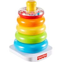 Fisher-Price Rock-a-Stack- juguete clásico de apilar aros para niños + 6 meses (Mattel GKD51)